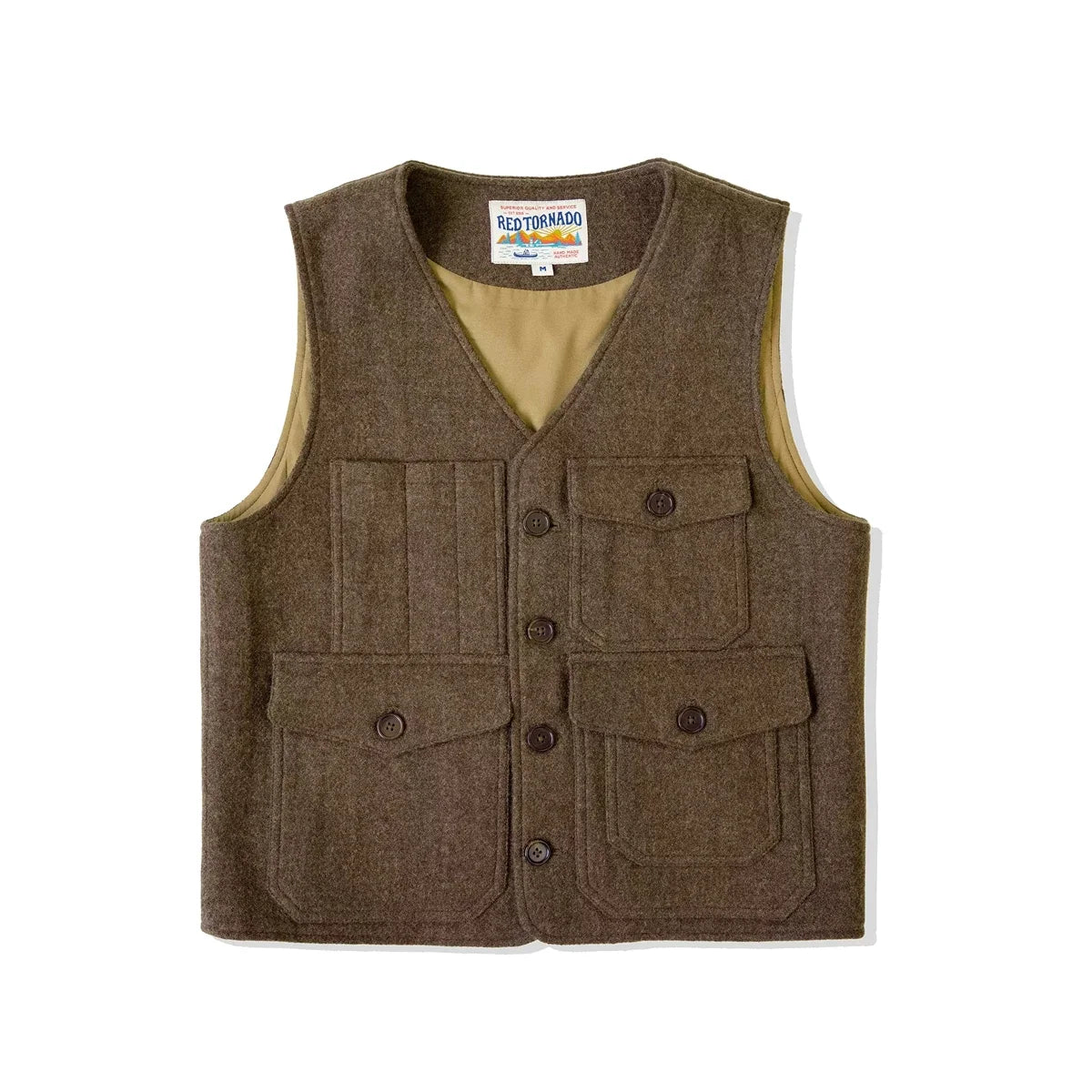 Tweed Multi Pocket Work Vest