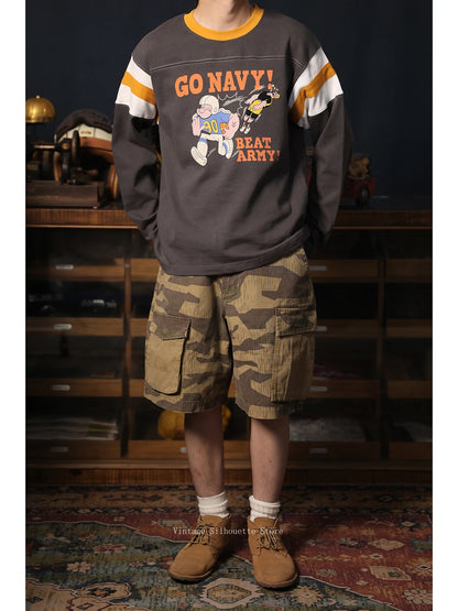 Cartoon Football Jersey Tee