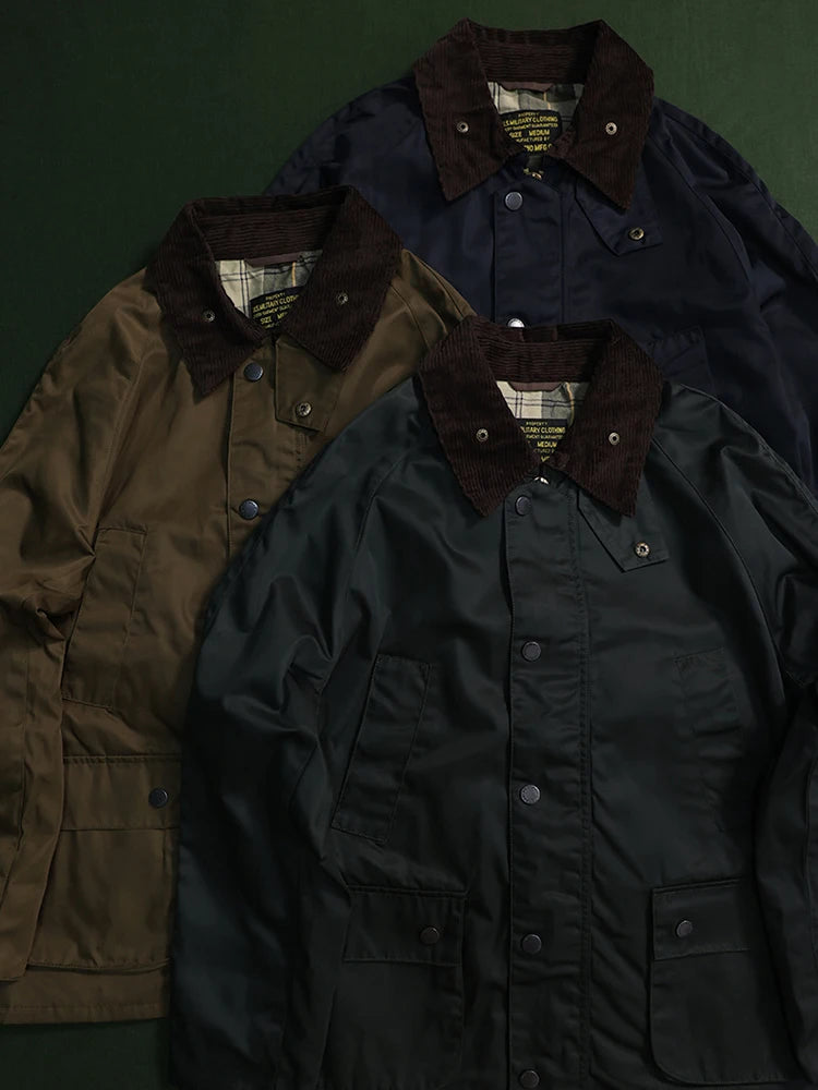Mid Length Waxed Outdoor Jacket