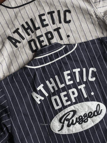 Stripe Baseball Jersey Shirt