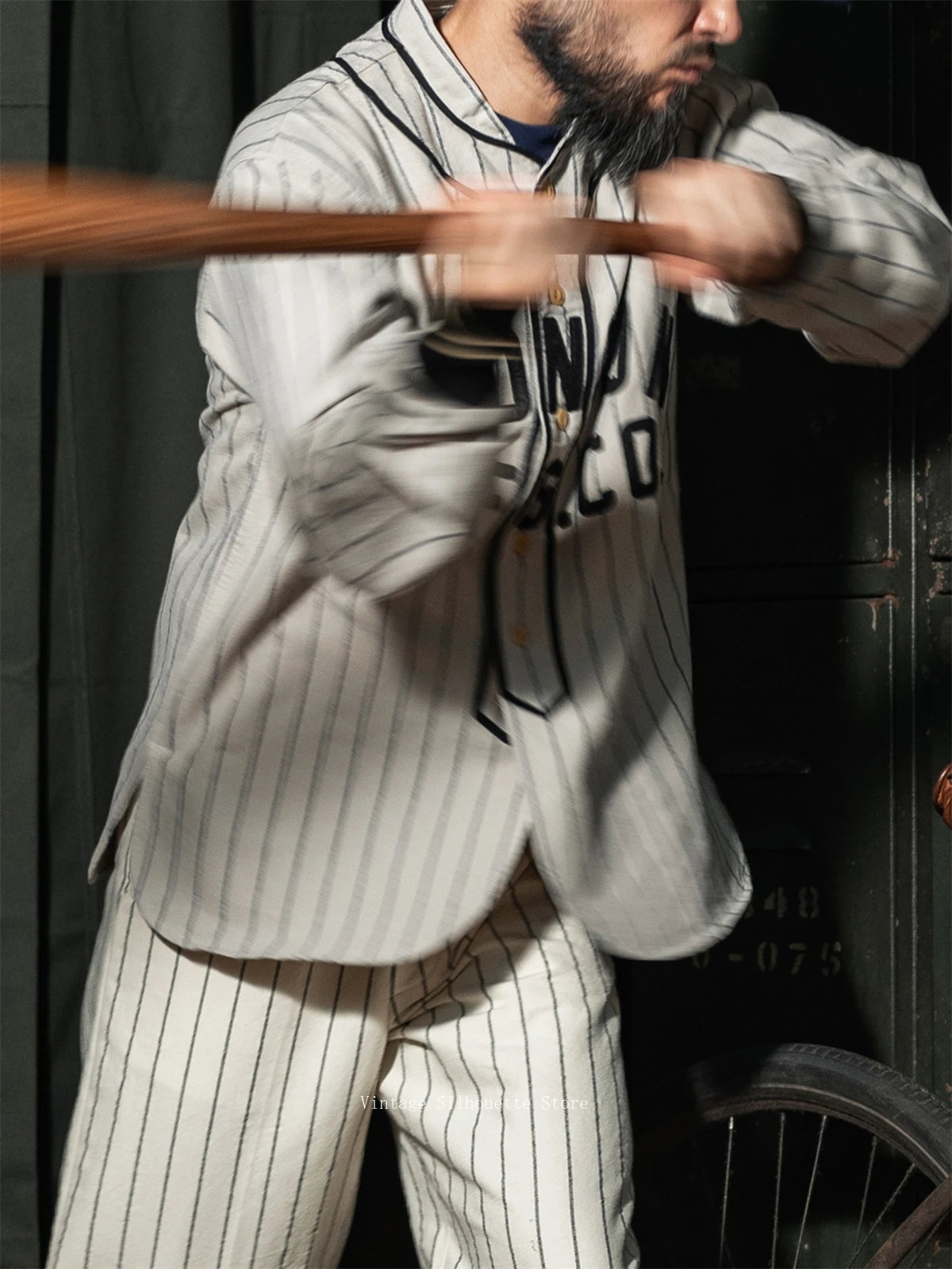 Stripe Baseball Jersey Shirt