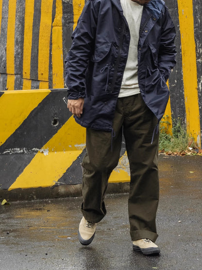 Cotton Twill Pleated Chinos