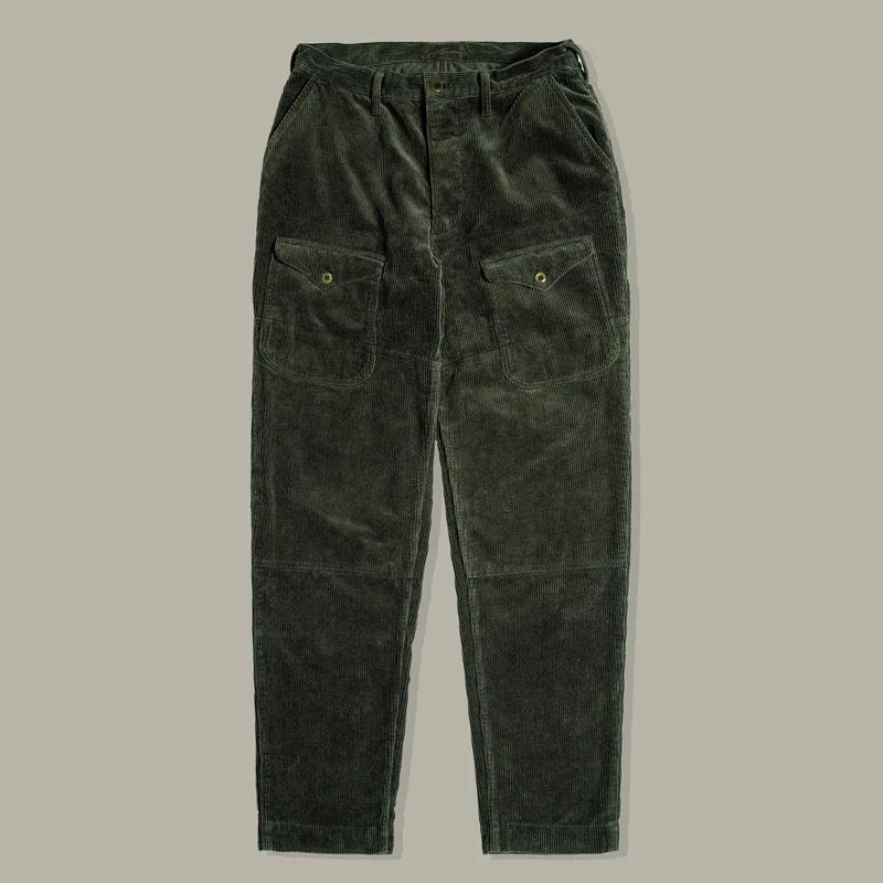 Tapered Corduroy Casual Trousers