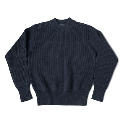 Wool Mock Neck Sweater
