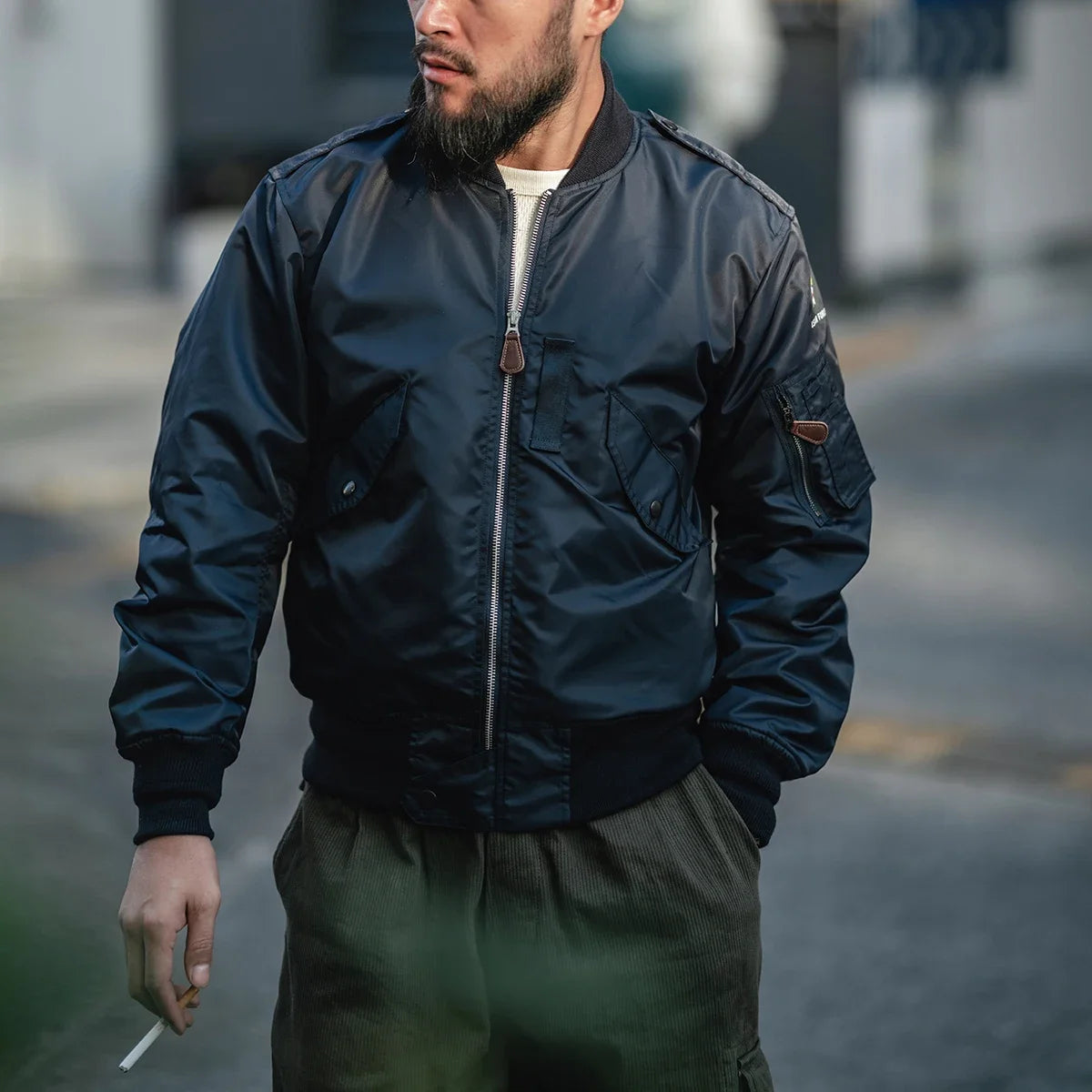 Blue L-2A Bomber Jacket