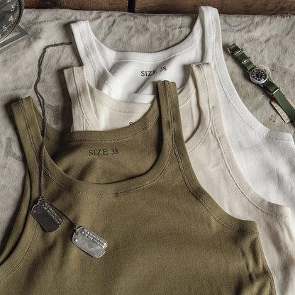 Ribbed Thin Strap Tank Top