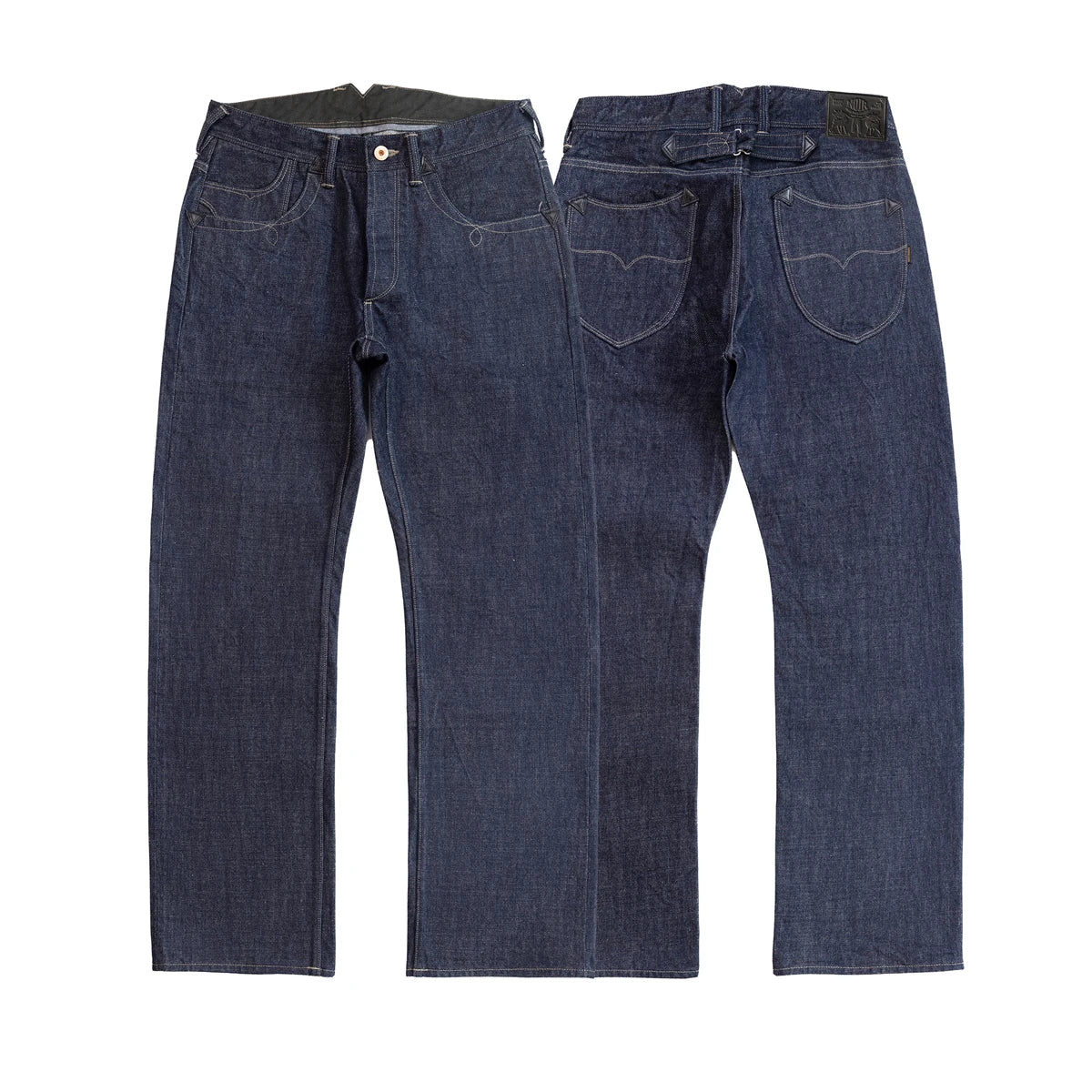 Cinch Back Indigo Selvedge Jeans