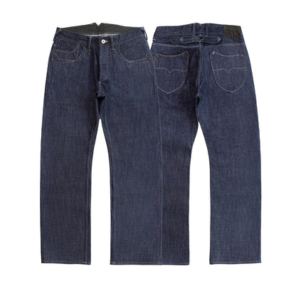 Cinch Back Indigo Selvedge Jeans