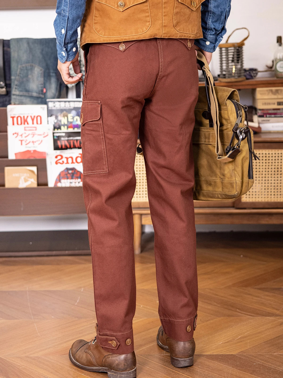 Twill Aviator Cargo Pants