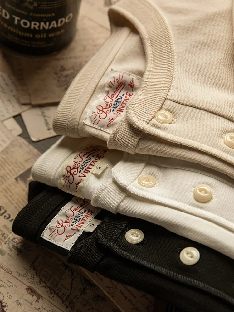 Heavyweight Short Sleeve Henley