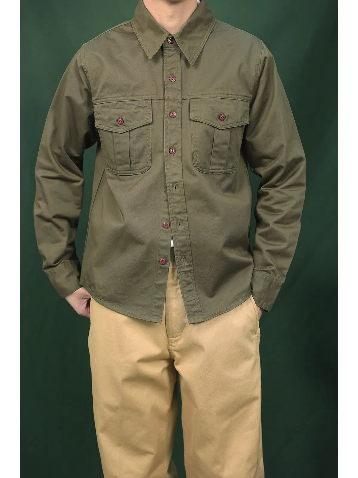 Washed Twill Engineer Shirt