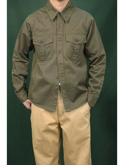 Washed Twill Engineer Shirt