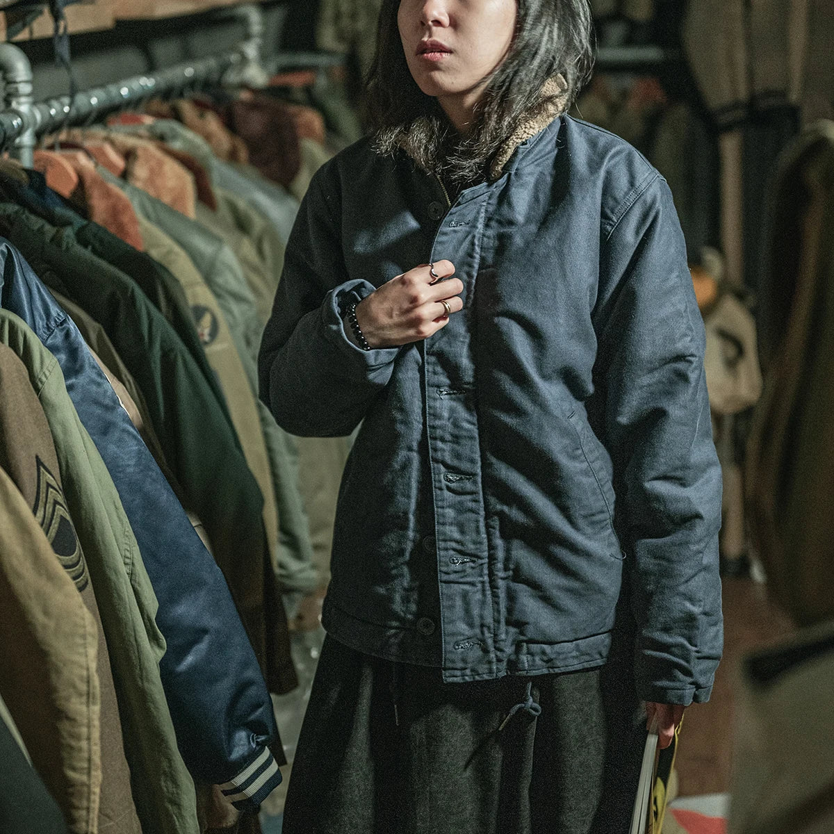 Sherpa Lined Deck Jacket