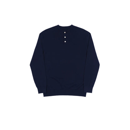 Jacquard Shoulder Henley Shirt
