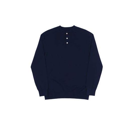 Jacquard Shoulder Henley Shirt