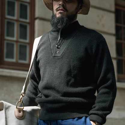 Military High Neck Sweater