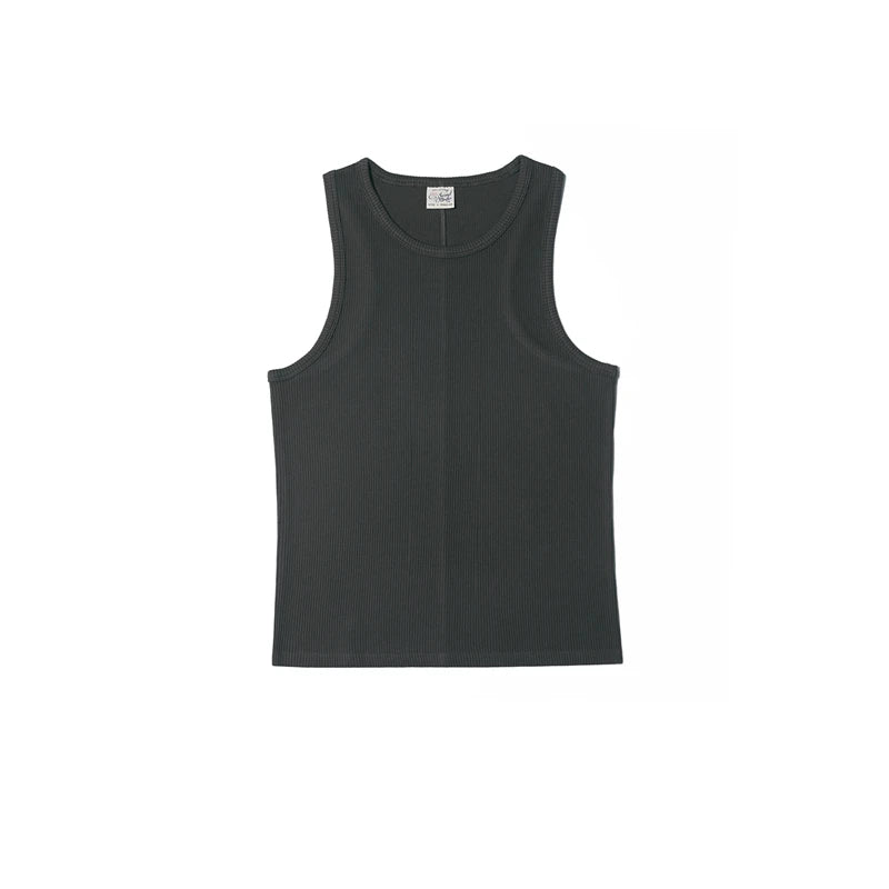 Ribbed Cotton Tank Top