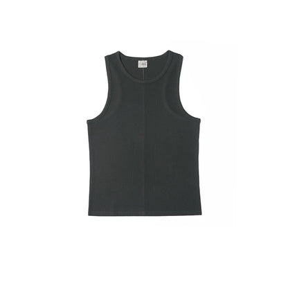 Ribbed Cotton Tank Top