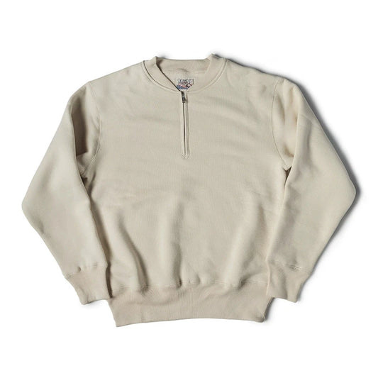 Quarter Zip Cotton Sweatshirt