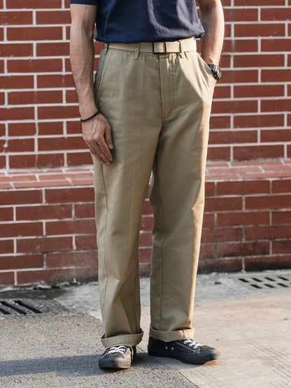Relaxed Straight Work Pants