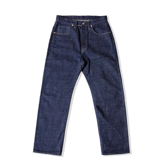 High Waist Loose Selvedge Jeans