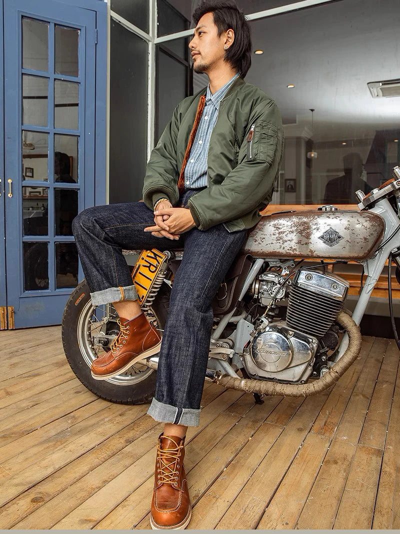 Loose Straight Selvedge Jeans