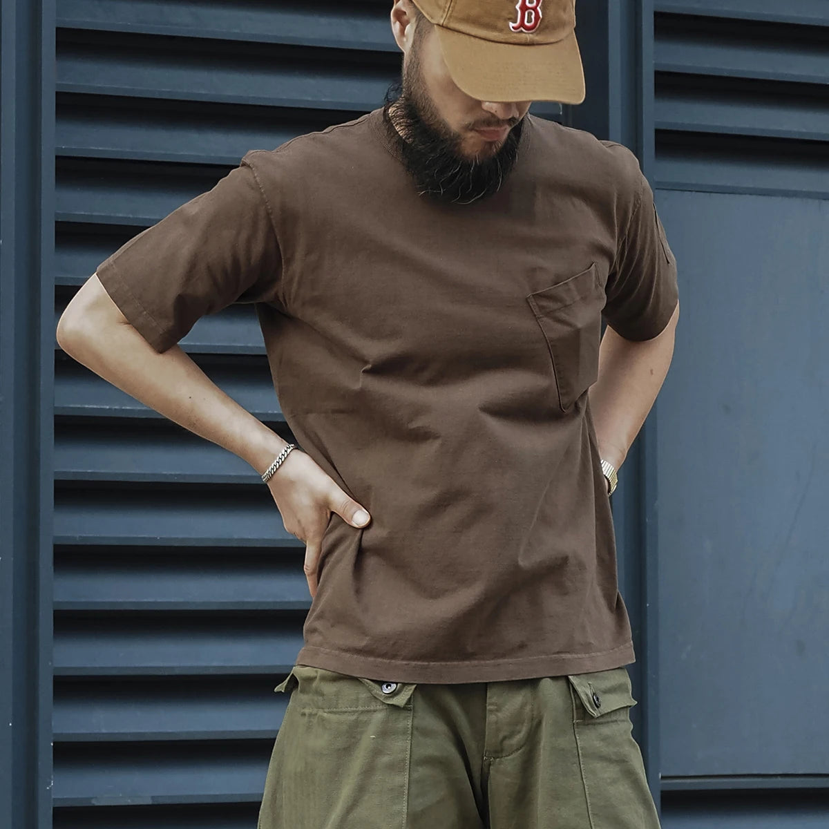 Tubular Pocket Crewneck Tee