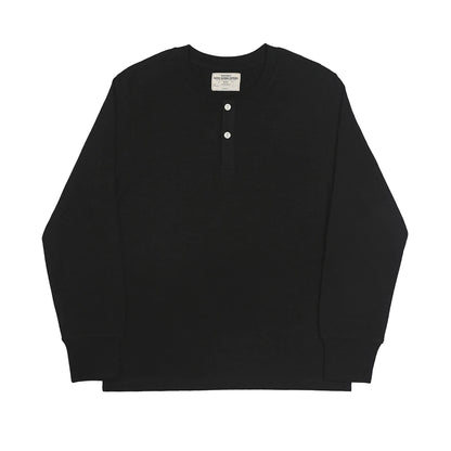 Slub Cotton Henley Shirt