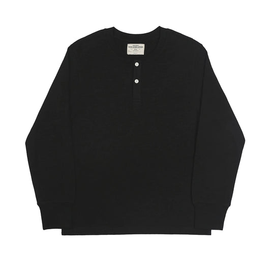 Slub Cotton Henley Shirt