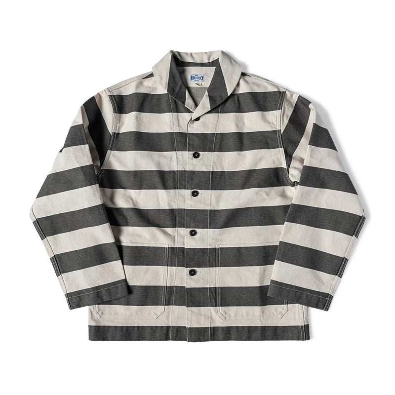 Prison Stripe Work Jacket
