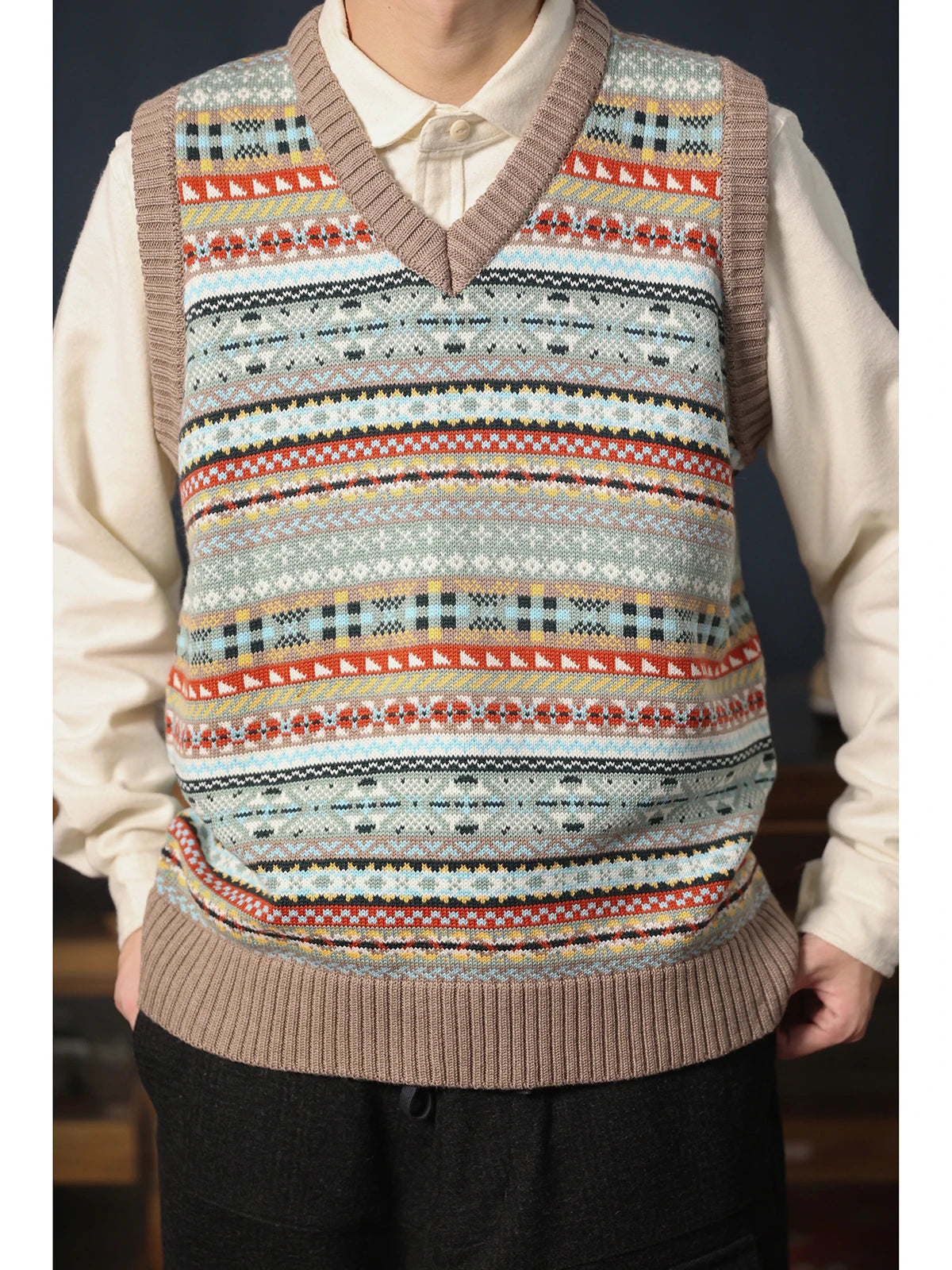 Fair Isle Sweater Vest