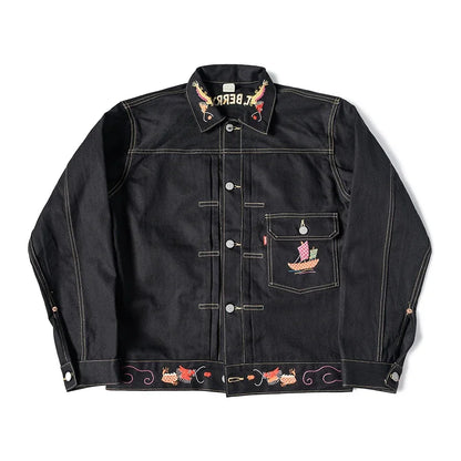 Dragon Embroidered Souvenir Jacket