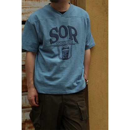 Slub Cotton V Neck Tee
