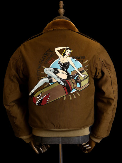 Fur Collar B-10 Flight Jacket