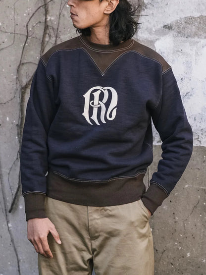Two Tone V Insert Sweatshirt