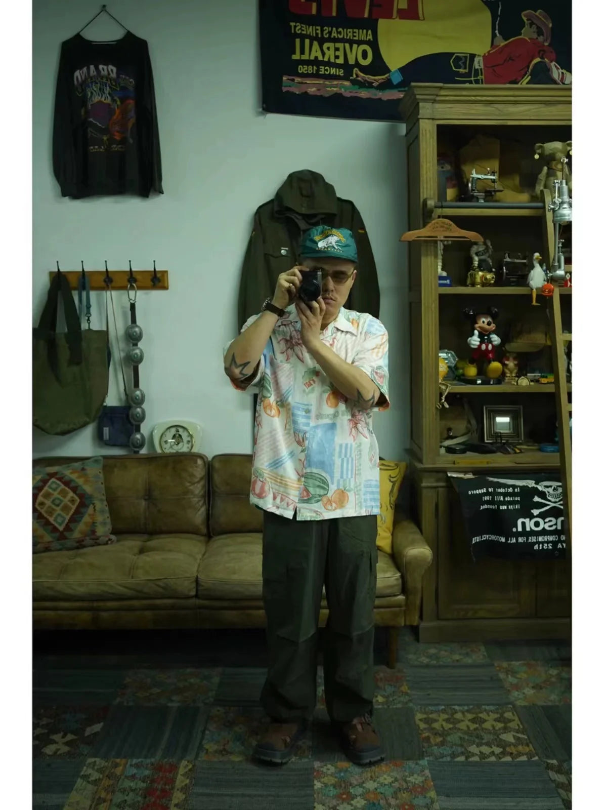 Cotton Linen Hawaiian Shirt