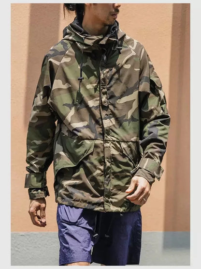 Woodland Camo Outdoor Parka