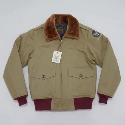 Wool Lined B-10 Bomber Jacket