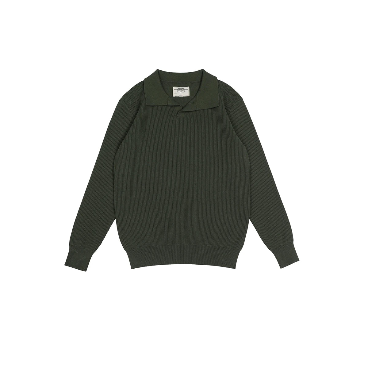 Seagull Collar Knit Polo