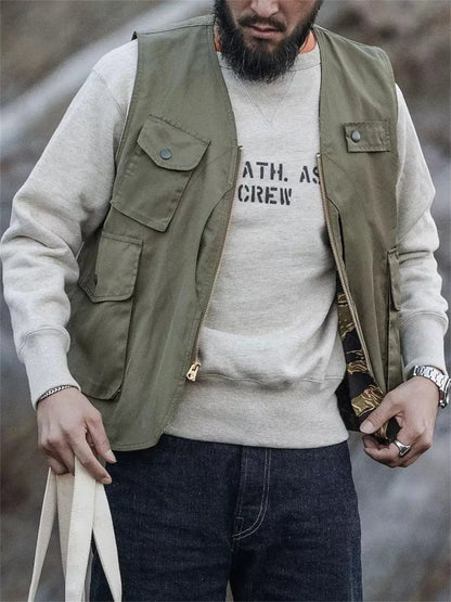 Double V Cotton Sweatshirt