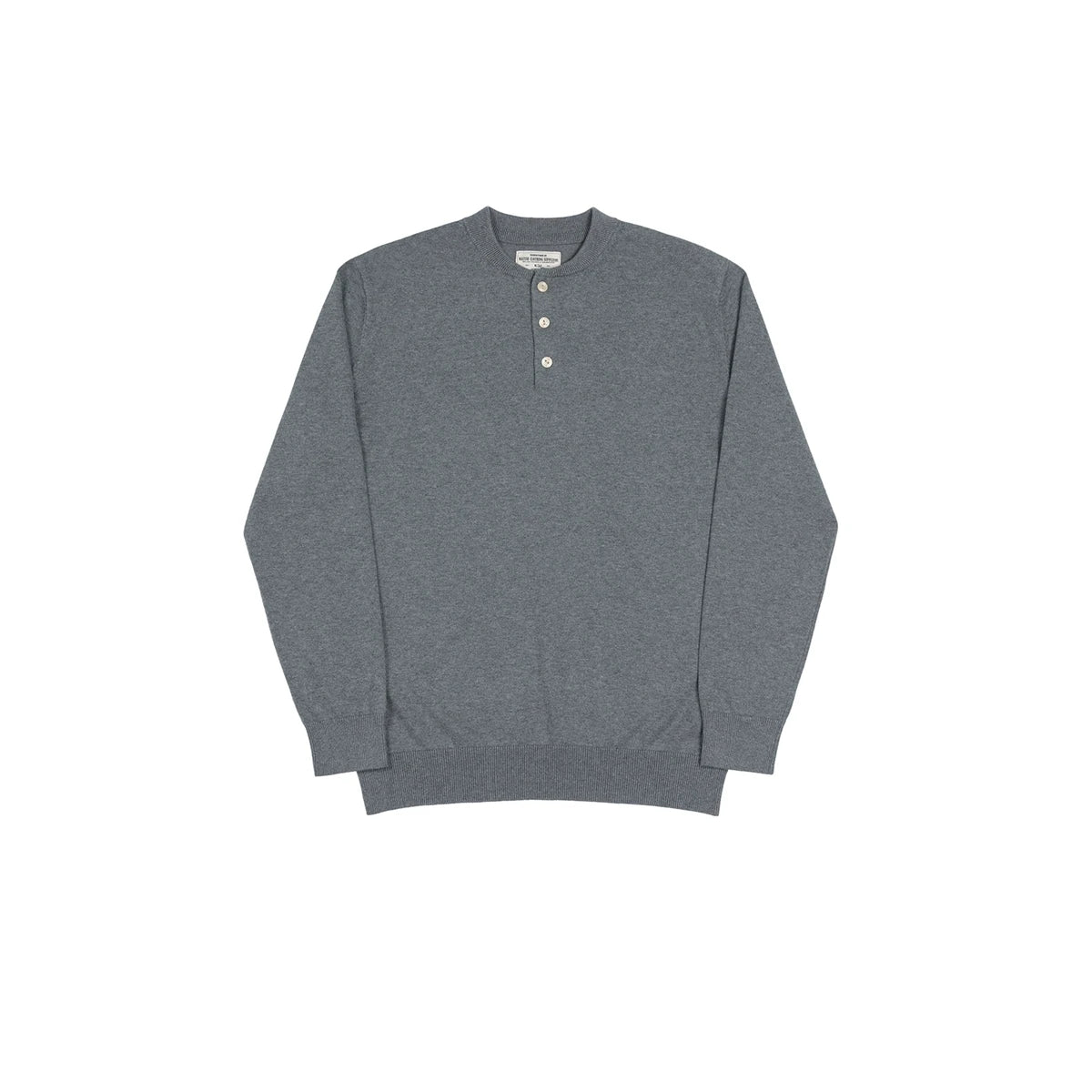Jacquard Shoulder Henley Shirt