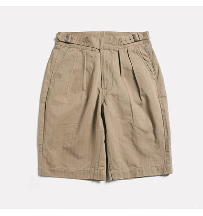 Adjustable Waist Gurkha Shorts
