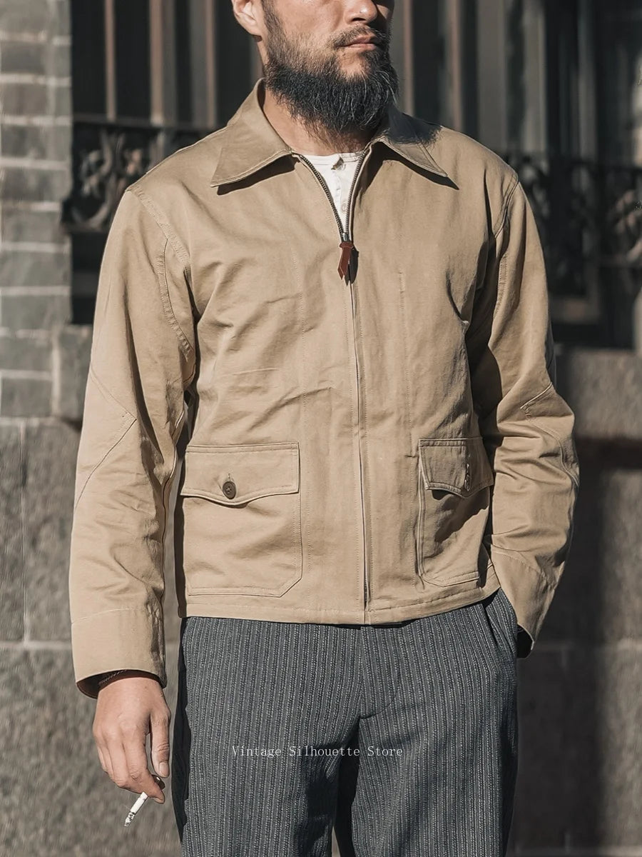 Cotton Twill Flight Jacket