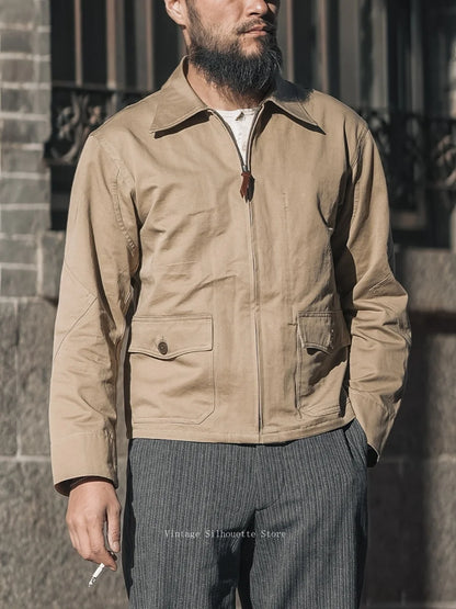 Cotton Twill Flight Jacket