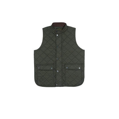 Stand Collar Quilted Vest