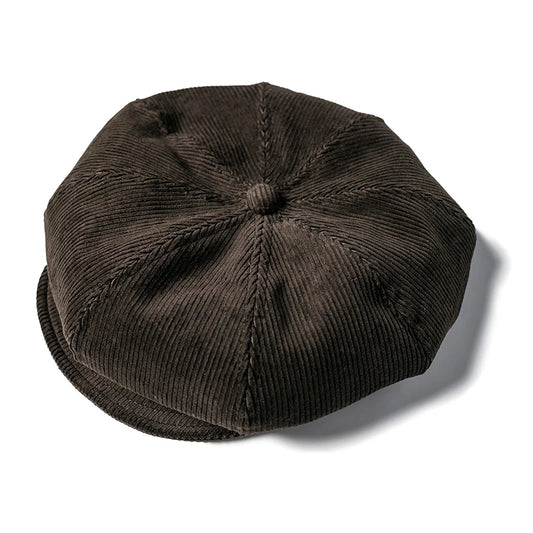 Corduroy Eight Panel Newsboy Cap