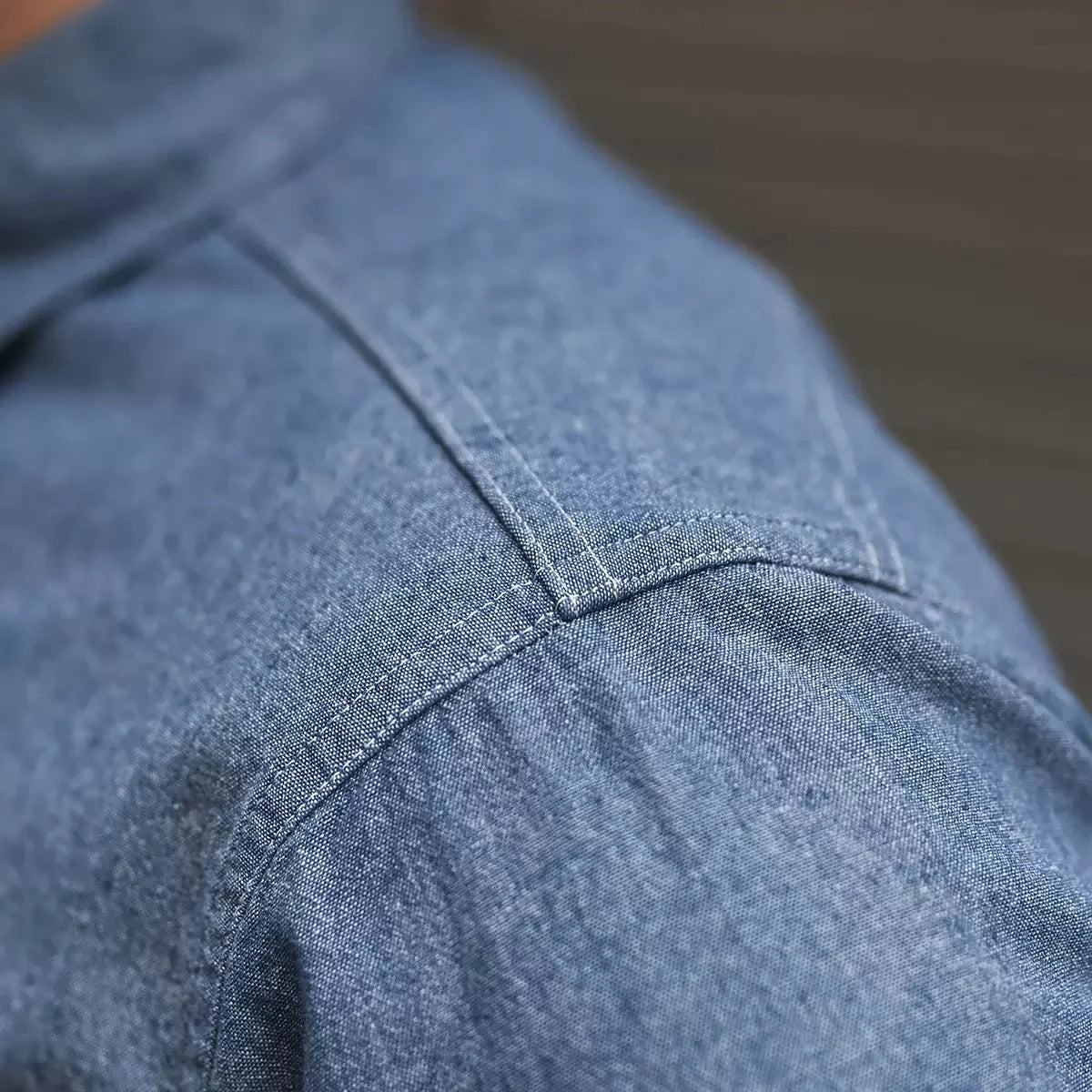 Light Blue Chambray Shirt
