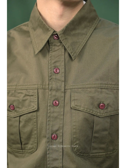 Washed Twill Engineer Shirt