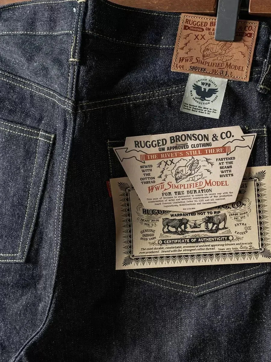 Slub Raw Selvedge Jeans