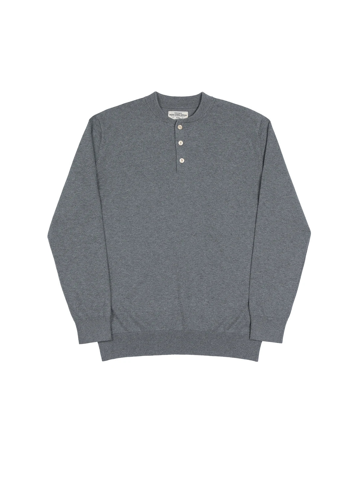 Jacquard Shoulder Henley Shirt